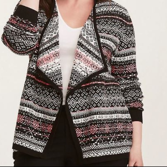 torrid Sweaters - PRICE DROP Cozy Torrid Faire Isle Cardigan